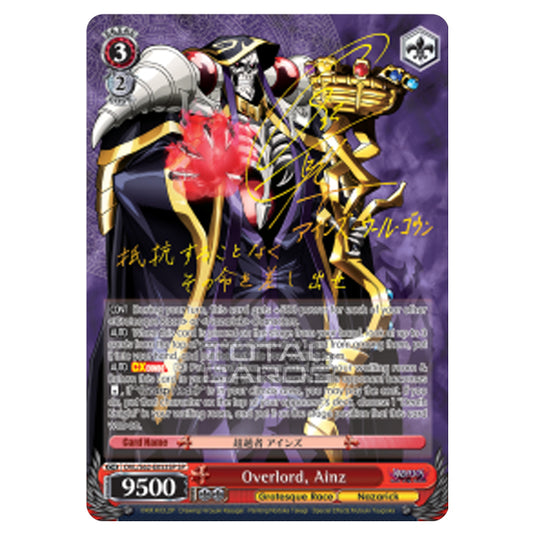 Weiss Schwarz - Nazarick - Tomb of the Undead - Overlord, Ainz (Special Rare) OVL/S62-E053SP