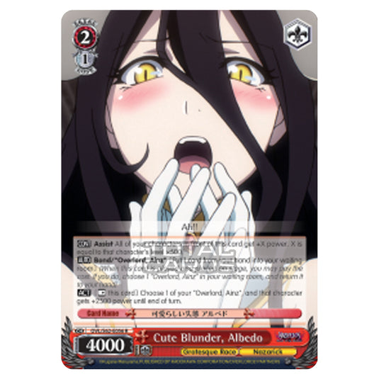 Weiss Schwarz - Nazarick - Tomb of the Undead - Cute Blunder, Albedo (Rare) OVL/S62-E056