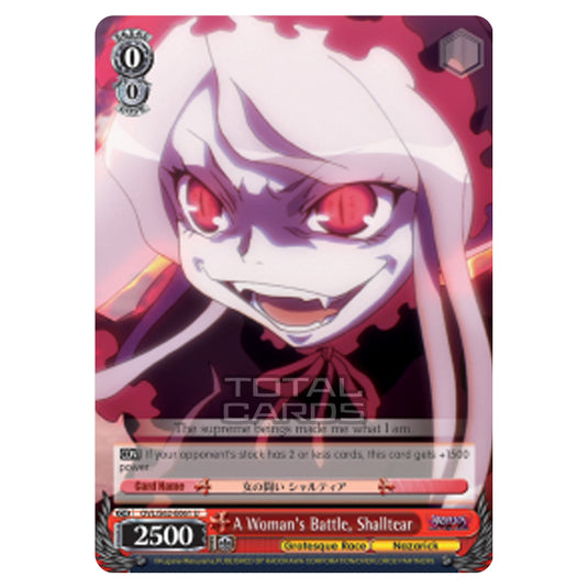 Weiss Schwarz - Nazarick - Tomb of the Undead - A Woman's Battle, Shalltear (Uncommon) OVL/S62-E061