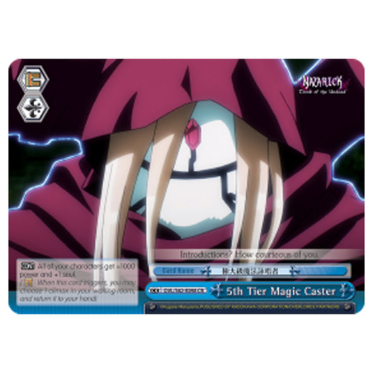 Weiss Schwarz - Nazarick - Tomb of the Undead - 5th Tier Magic Caster (Climax Rare) OVL/S62-E098