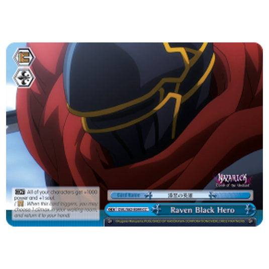 Weiss Schwarz - Nazarick - Tomb of the Undead - Raven Black Hero (Climax Common) OVL/S62-E099