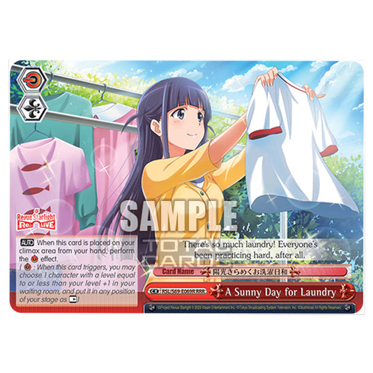 Weiss Schwarz - Revue Starlight - Re LIVE - A Sunny Day for Laundry (RRR) RSL/S69-E069R