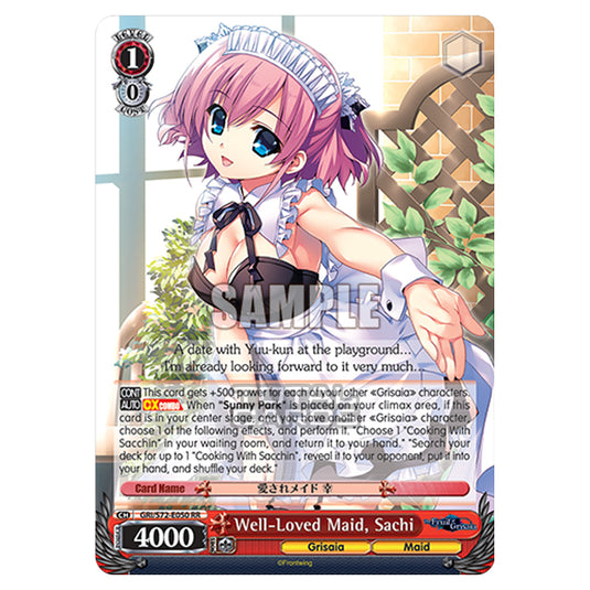 Weiss Schwarz - The Fruit of Grisaia - Well-Loved Maid, Sachi (RR) GRI/S72-E050