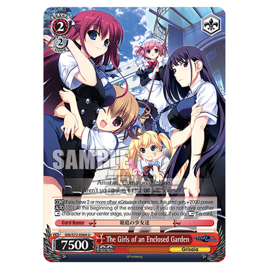 Weiss Schwarz - The Fruit of Grisaia - The Girls of an Enclosed Garden (U) GRI/S72-E064