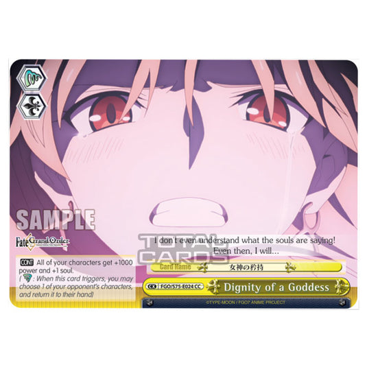 Weiss Schwarz - Fate/Grand Order Absolute Demonic Front: Babylonia - Dignity of a Goddess (CC) FGO/S75-E024