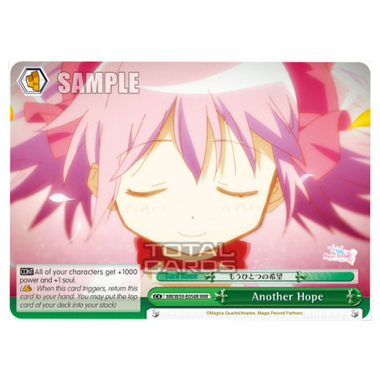 Weiss Schwarz - Magia Record - Puella Magi Madoka Magica Side Story - Another Hope (RRR) MR/W59-E054R