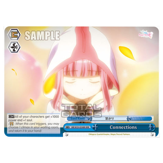 Weiss Schwarz - Magia Record - Puella Magi Madoka Magica Side Story - Connections (RRR) MR/W59-E098R