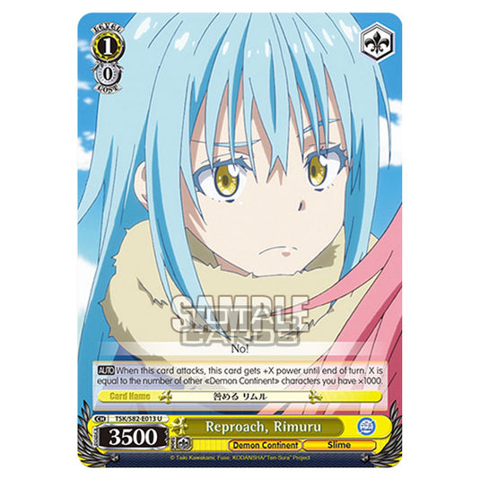 Weiss Schwarz - That Time I Got Reincarnated as a Slime Vol.2 - Reproach, Rimuru (U) TSK/S82-E013