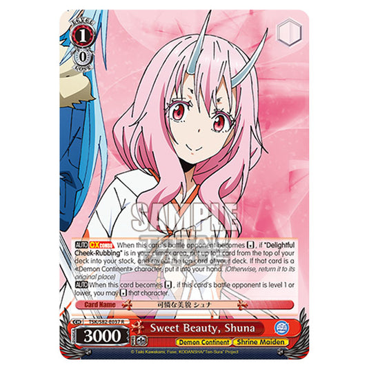 Weiss Schwarz - That Time I Got Reincarnated as a Slime Vol.2 - Sweet Beauty, Shuna (R) TSK/S82-E037