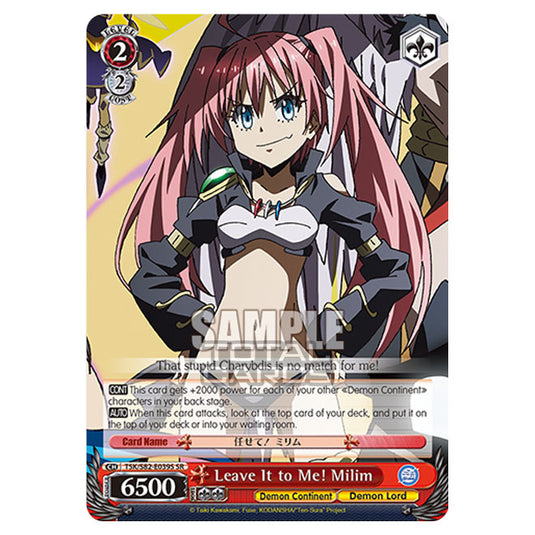 Weiss Schwarz - That Time I Got Reincarnated as a Slime Vol.2 - Leave It to Me! Milim (SR) TSK/S82-E039S