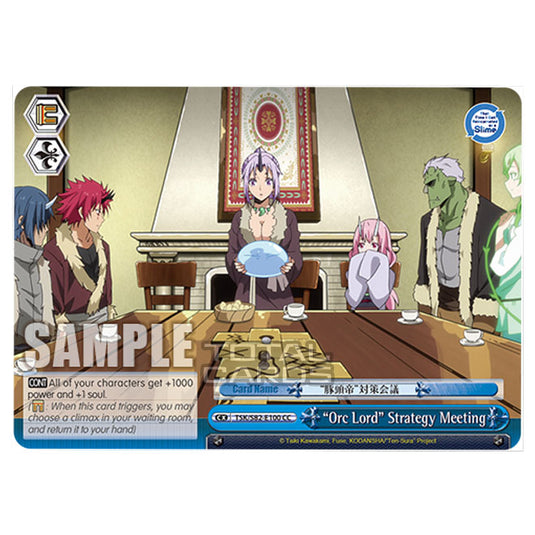 Weiss Schwarz - That Time I Got Reincarnated as a Slime Vol.2 - "Orc Lord" Strategy Meeting (CC) TSK/S82-E100