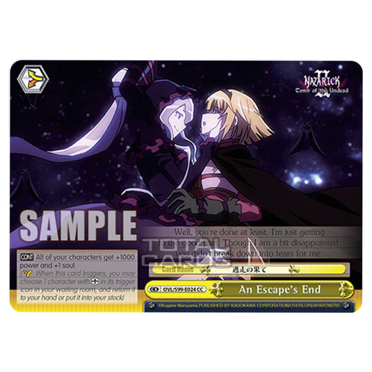 Weiss Schwarz - Nazarick: Tomb of the Undead Vol.2 - An Escape's End (CC) OVL/S99-E024