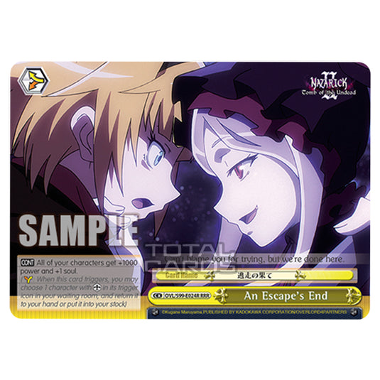 Weiss Schwarz - Nazarick: Tomb of the Undead Vol.2 - An Escape's End (RRR) OVL/S99-E024R