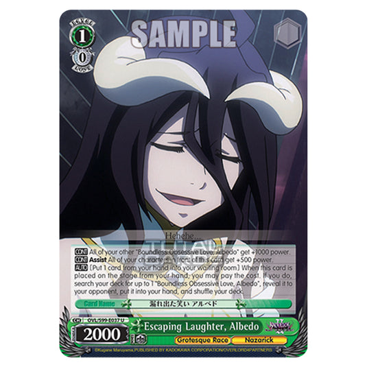 Weiss Schwarz - Nazarick: Tomb of the Undead Vol.2 - Escaping Laughter, Albedo (U) OVL/S99-E037