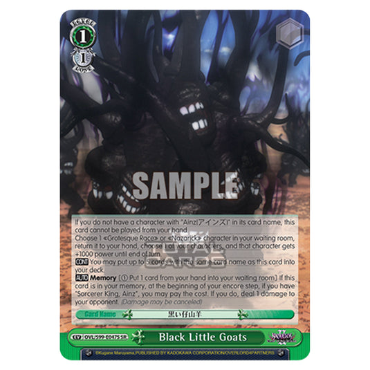 Weiss Schwarz - Nazarick: Tomb of the Undead Vol.2 - Black Little Goats (SR) OVL/S99-E047S