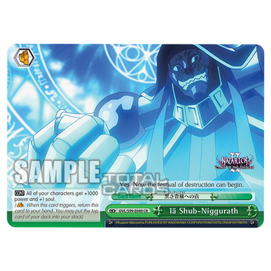 Weiss Schwarz - Nazarick: Tomb of the Undead Vol.2 - Iä Shub-Niggurath (CR) OVL/S99-E049