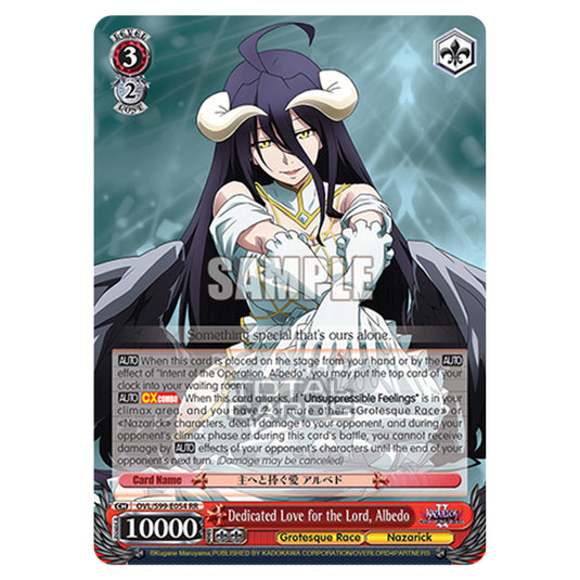 Weiss Schwarz - Nazarick: Tomb of the Undead Vol.2 - Dedicated Love for the Lord, Albedo (RR) OVL/S99-E054