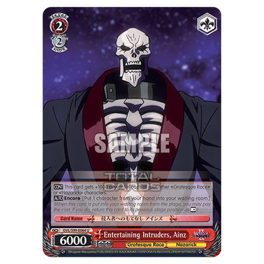 Weiss Schwarz - Nazarick: Tomb of the Undead Vol.2 - Entertaining Intruders, Ainz (U) OVL/S99-E064