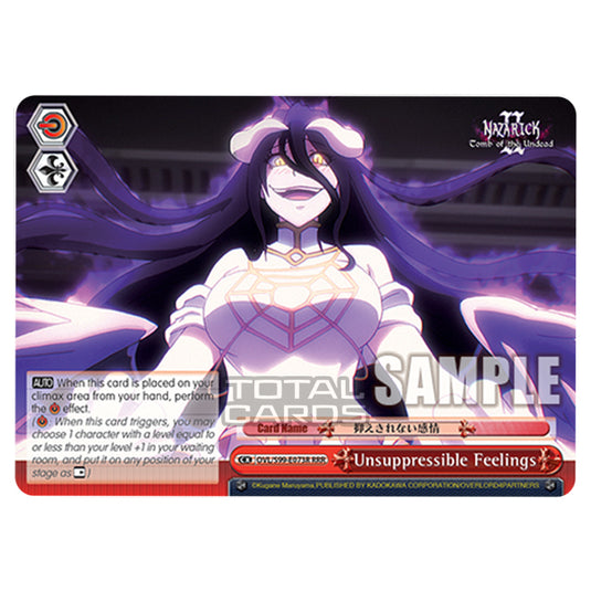 Weiss Schwarz - Nazarick: Tomb of the Undead Vol.2 - Unsuppressible Feelings (RRR) OVL/S99-E073R