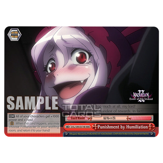 Weiss Schwarz - Nazarick: Tomb of the Undead Vol.2 - Punishment by Humiliation (RRR) OVL/S99-E074R