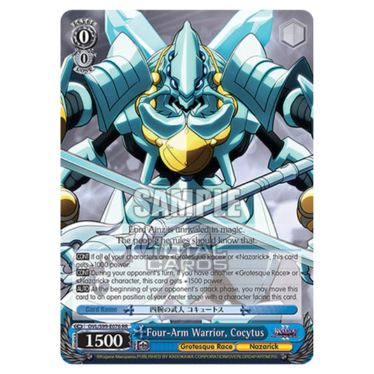 Weiss Schwarz - Nazarick: Tomb of the Undead Vol.2 - Four-Arm Warrior, Cocytus (RR) OVL/S99-E076