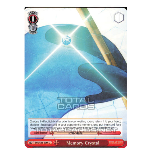 Weiss Schwarz - Sword Art Online Alicization - Memory Crystal (Common) SAO/S65-E066