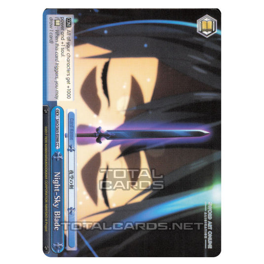 Weiss Schwarz - Sword Art Online Alicization - Night-Sky Blade (Triple Rare) SAO/S65-E098R