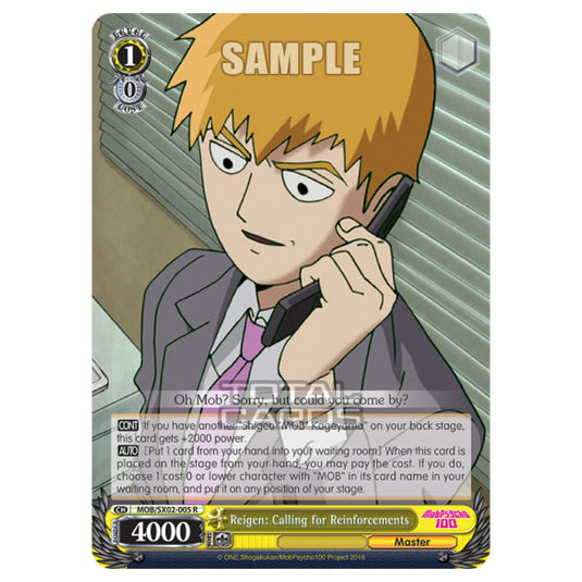 Weiss Schwarz - Mob Psycho 100 - Reigen: Calling for Reinforcements (Rare) MOB/SX02-005