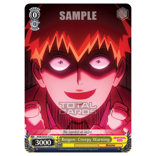 Weiss Schwarz - Mob Psycho 100 - Reigen: Creepy Warning (Common) MOB/SX02-013