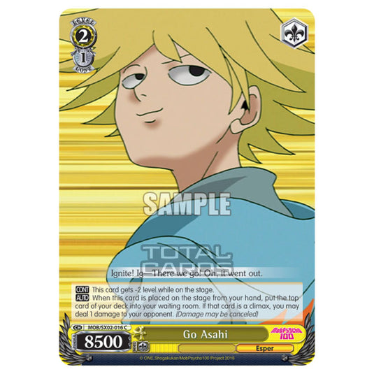 Weiss Schwarz - Mob Psycho 100 - Go Asahi (Common) MOB/SX02-016