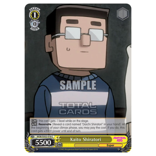 Weiss Schwarz - Mob Psycho 100 - Kaito Shiratori (Common) MOB/SX02-018