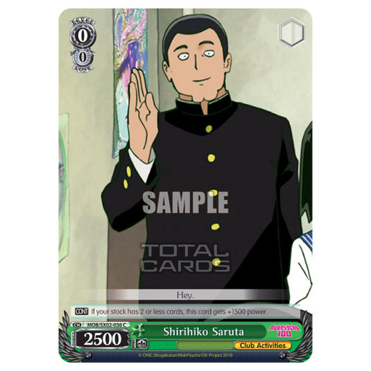 Weiss Schwarz - Mob Psycho 100 - Shirihiko Saruta (Common) MOB/SX02-036