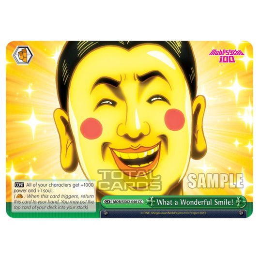 Weiss Schwarz - Mob Psycho 100 - What a Wonderful Smile! (Climax Common) MOB/SX02-046