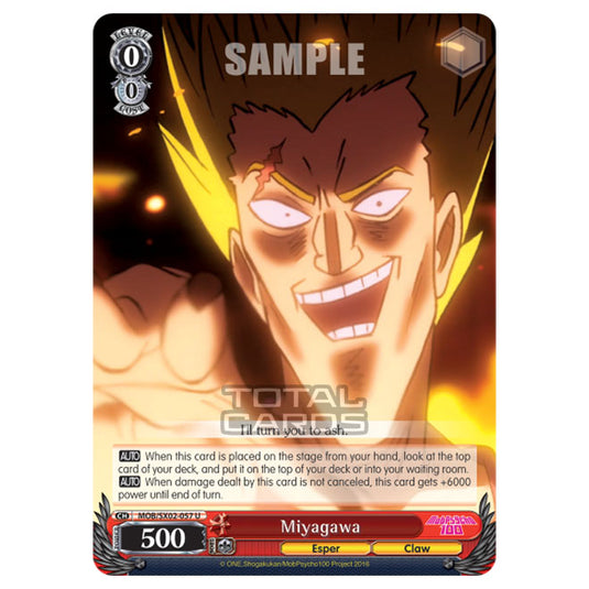 Weiss Schwarz - Mob Psycho 100 - Miyagawa (Uncommon) MOB/SX02-057