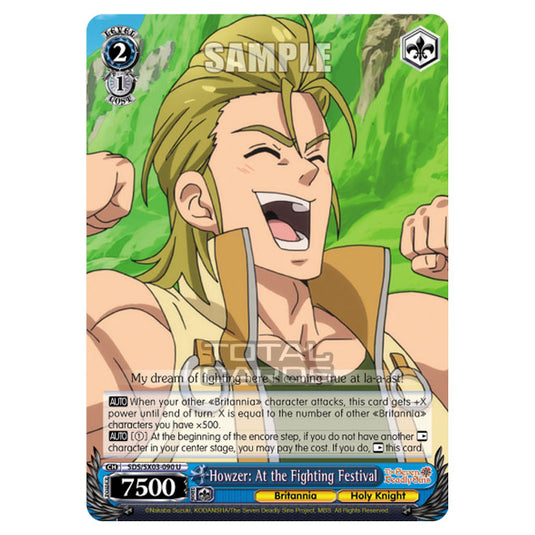 Weiss Schwarz - The Seven Deadly Sins - Howzer: At the Fighting Festival (U) SDS/SX03-090