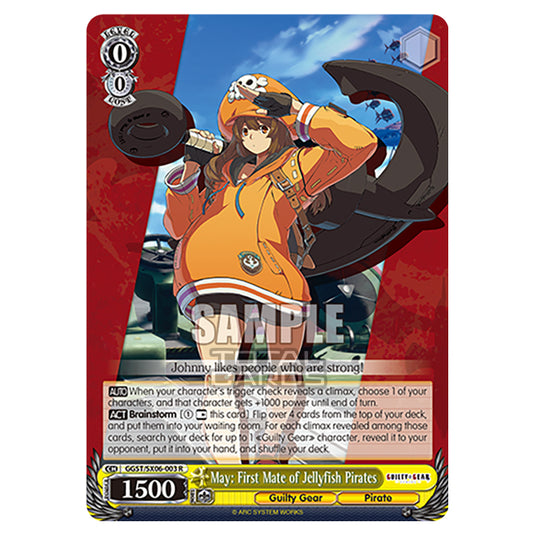 Weiss Schwarz - Guilty Gear Strive - May: First Mate of Jellyfish Pirates (R) GGST/SX06-003
