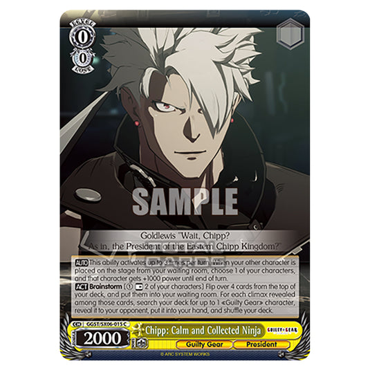 Weiss Schwarz - Guilty Gear Strive - Chipp: Calm and Collected Ninja (C) GGST/SX06-015