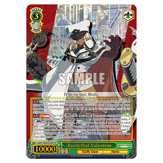 Weiss Schwarz - Guilty Gear Strive - Ramlethal Valentine (SP) GGST/SX06-033SP