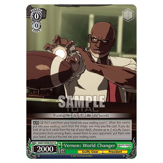 Weiss Schwarz - Guilty Gear Strive - Vernon: World Changer (U) GGST/SX06-037