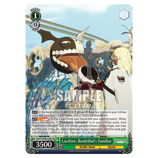 Weiss Schwarz - Guilty Gear Strive - Lucifero: Ramlethal's Familiar (SR) GGST/SX06-038S