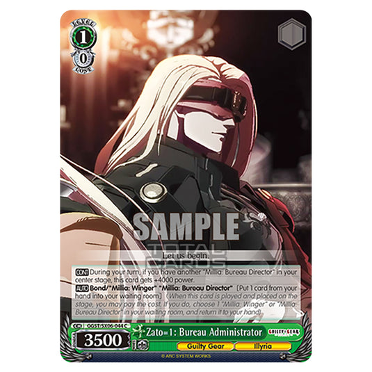 Weiss Schwarz - Guilty Gear Strive - Zato=1: Bureau Administrator (C) GGST/SX06-044