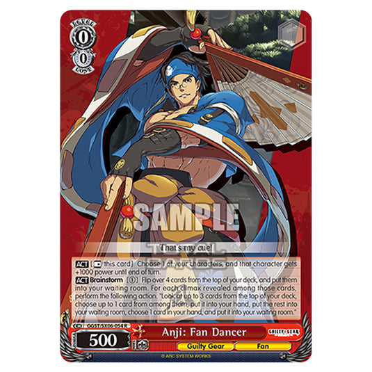 Weiss Schwarz - Guilty Gear Strive - Anji: Fan Dancer (R) GGST/SX06-054