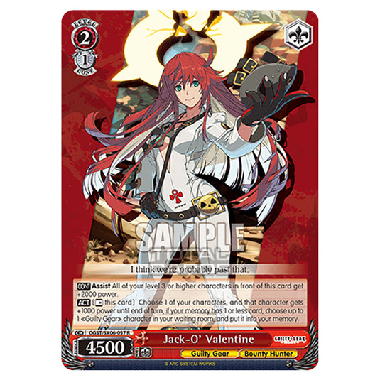 Weiss Schwarz - Guilty Gear Strive - Jack-O' Valentine (R) GGST/SX06-057