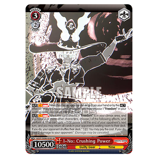 Weiss Schwarz - Guilty Gear Strive - I-No: Crushing Power (SR) GGST/SX06-059S