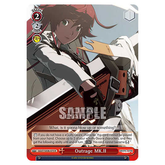 Weiss Schwarz - Guilty Gear Strive - Outrage MK.II (R) GGST/SX06-075