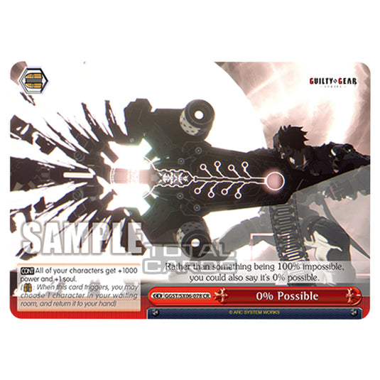 Weiss Schwarz - Guilty Gear Strive - 0% Possible (CR) GGST/SX06-078