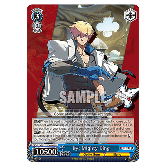 Weiss Schwarz - Guilty Gear Strive - Ky: Mighty King (R) GGST/SX06-086