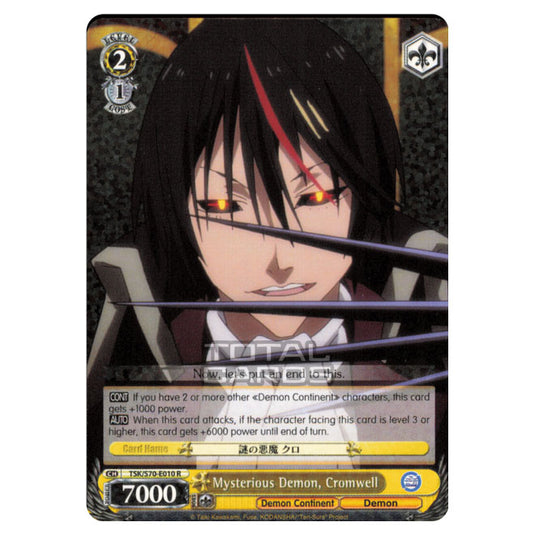 Weiss Schwarz - That Time I Got Reincarnated as a Slime - Mysterious Demon, Cromwell (Rare) TSK/S70-E010