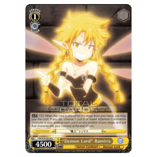 Weiss Schwarz - That Time I Got Reincarnated as a Slime - "Demon Lord" Ramiris (Uncommon) TSK/S70-E014