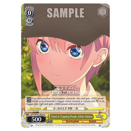 Weiss Schwarz - The Quintessential Quintuplets Movie - Good at Trapping People, Ichika Nakano (C) 5HY/W101-E013